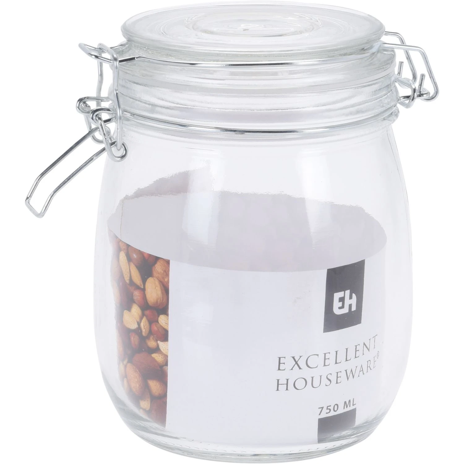 Excellent Houseware Voorraadpot Met Deksel 0,75 L