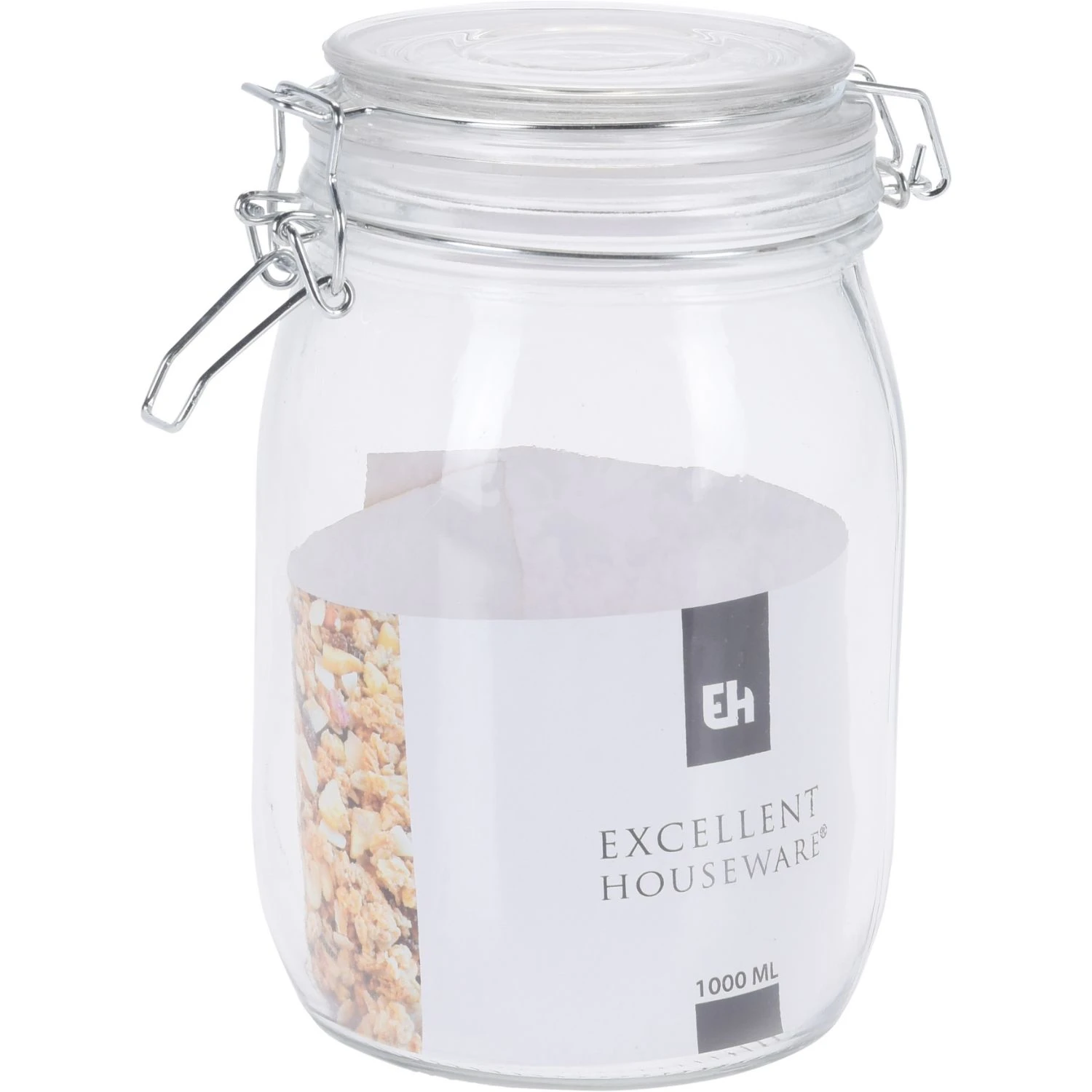 Excellent Houseware Voorraadpot Met Deksel 1 L