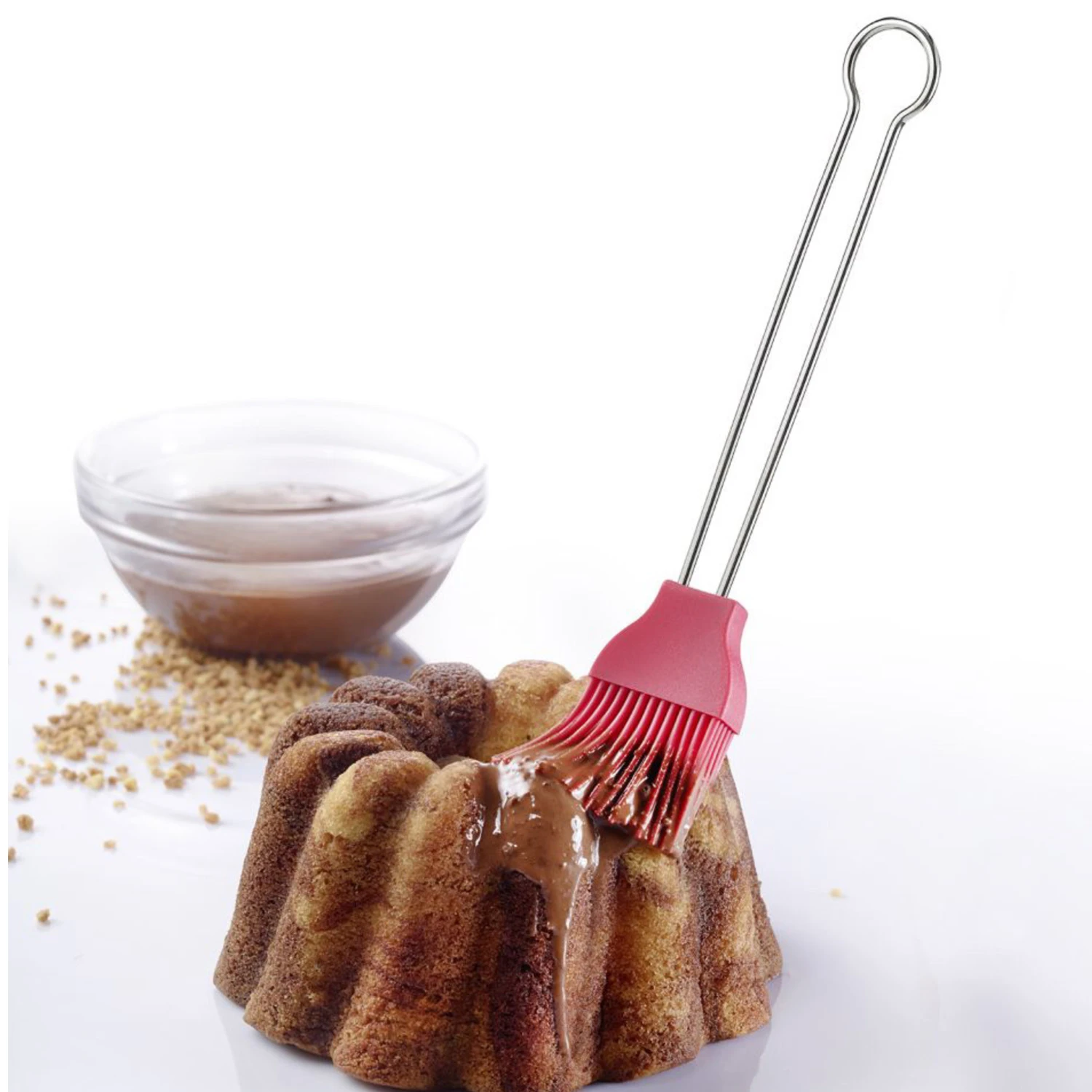 Westmark Bakkwast Siliconen 20 Cm RVS - Afbeelding 3