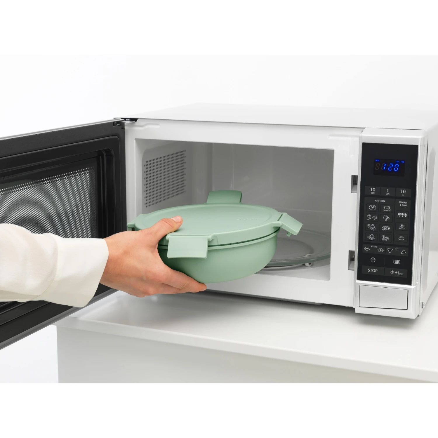 Brabantia Make En Take Salade Lunchkom 1,3 Liter Jade Groen - Afbeelding 5