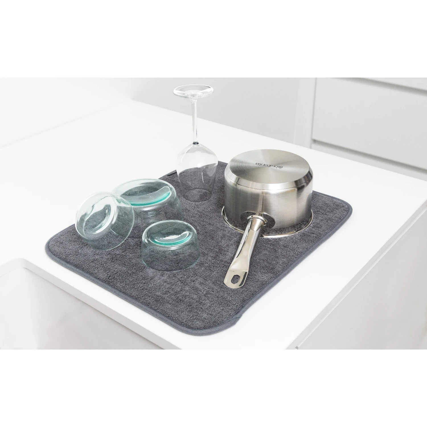 Brabantia SinkSide Afdruipmat Microvezel 47x40 Cm - Afbeelding 2
